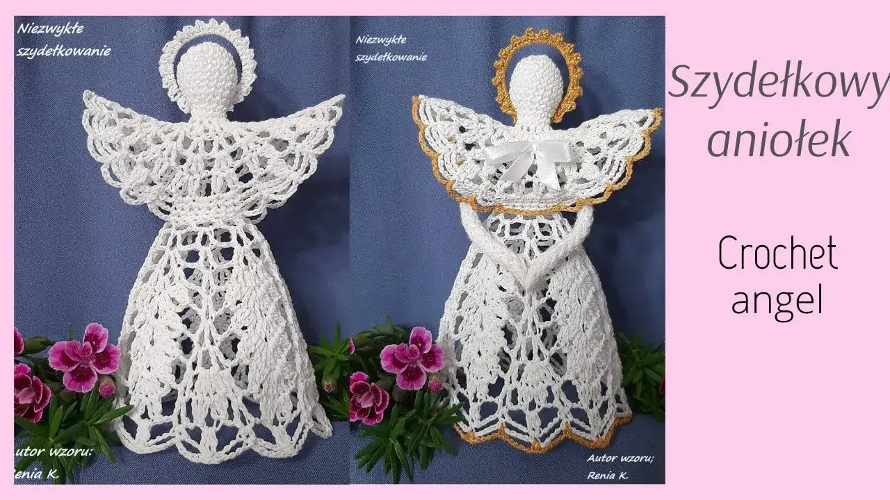 szydełkowy aniołek wz&oacute;r