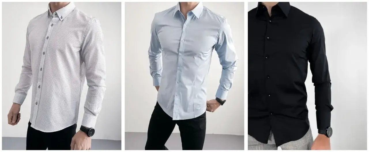 rodzaje doł&oacute;w koszul męskich, koszula z ogonem, koszula prosty d&oacute;ł