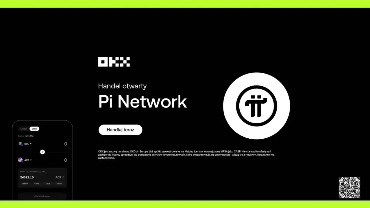 Handel otwarty Pi Network. Kiedy na giełdzie? OKX oferuje handel Pi Network.