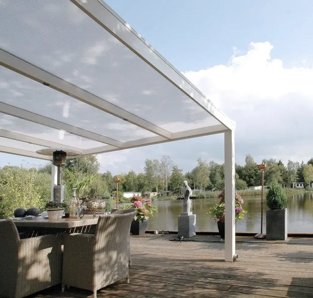 konstrukcja nośna zadaszenia poliwęglan komorowy