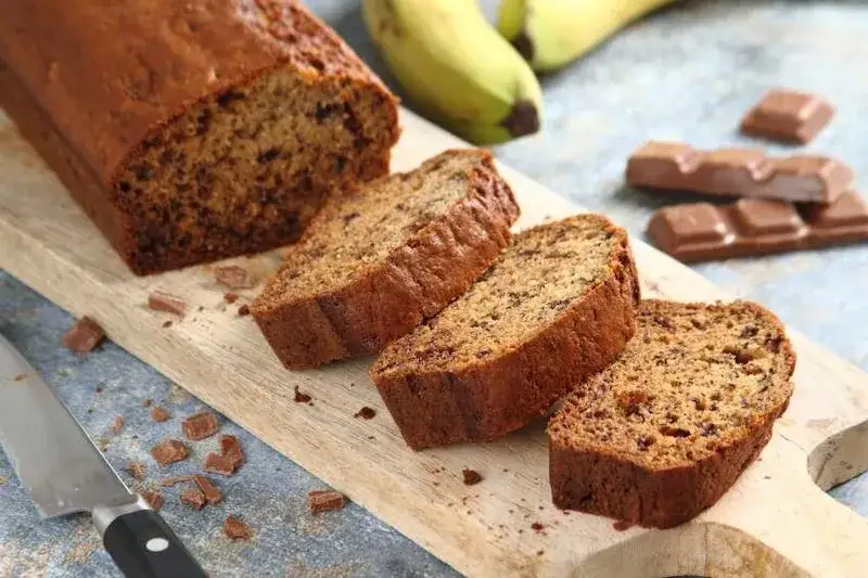 składniki na ciasto bananowe