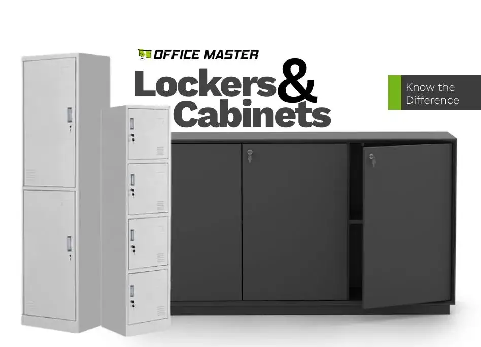 r&oacute;żnice między cabinet cupboard locker infografika
