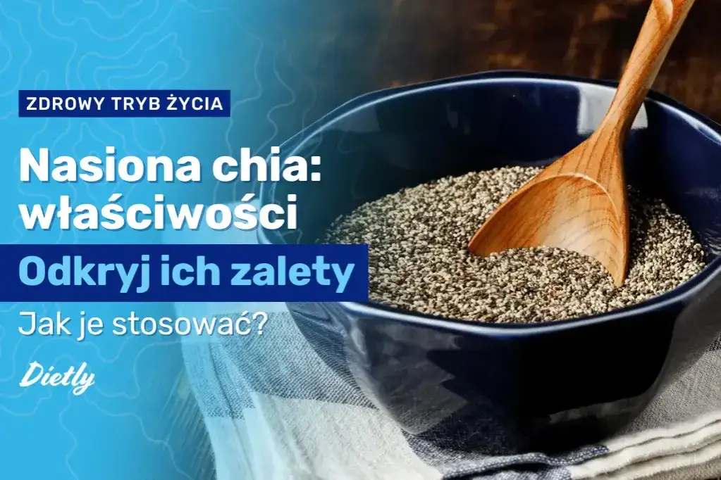 nasiona chia korzyści zdrowotne infografika