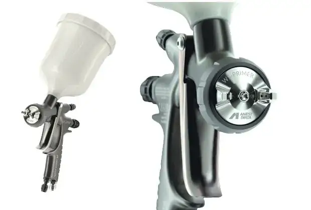 Tabela ciśnień pistolet lakierniczy podkład baza klar