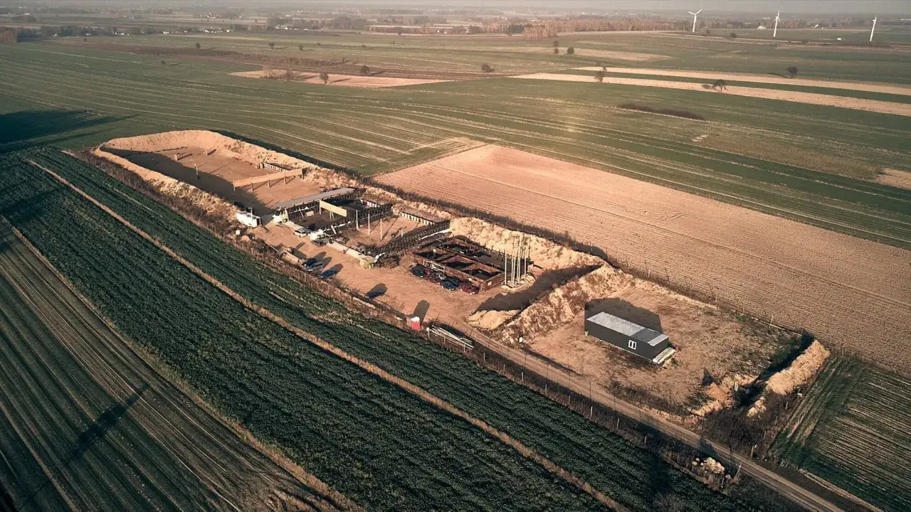 Stone Range strzelnica widok z lotu ptaka