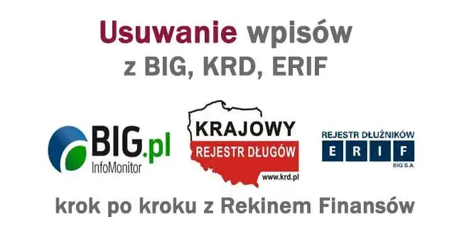 Schemat kroków, proces usuwania wpisu KRD, instrukcja