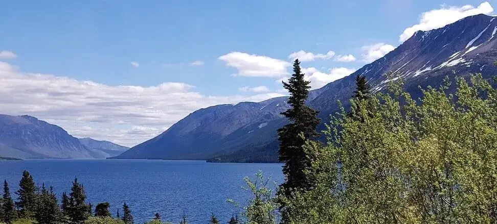 Wielkie Jezioro Niedźwiedzie widok z lotu ptaka