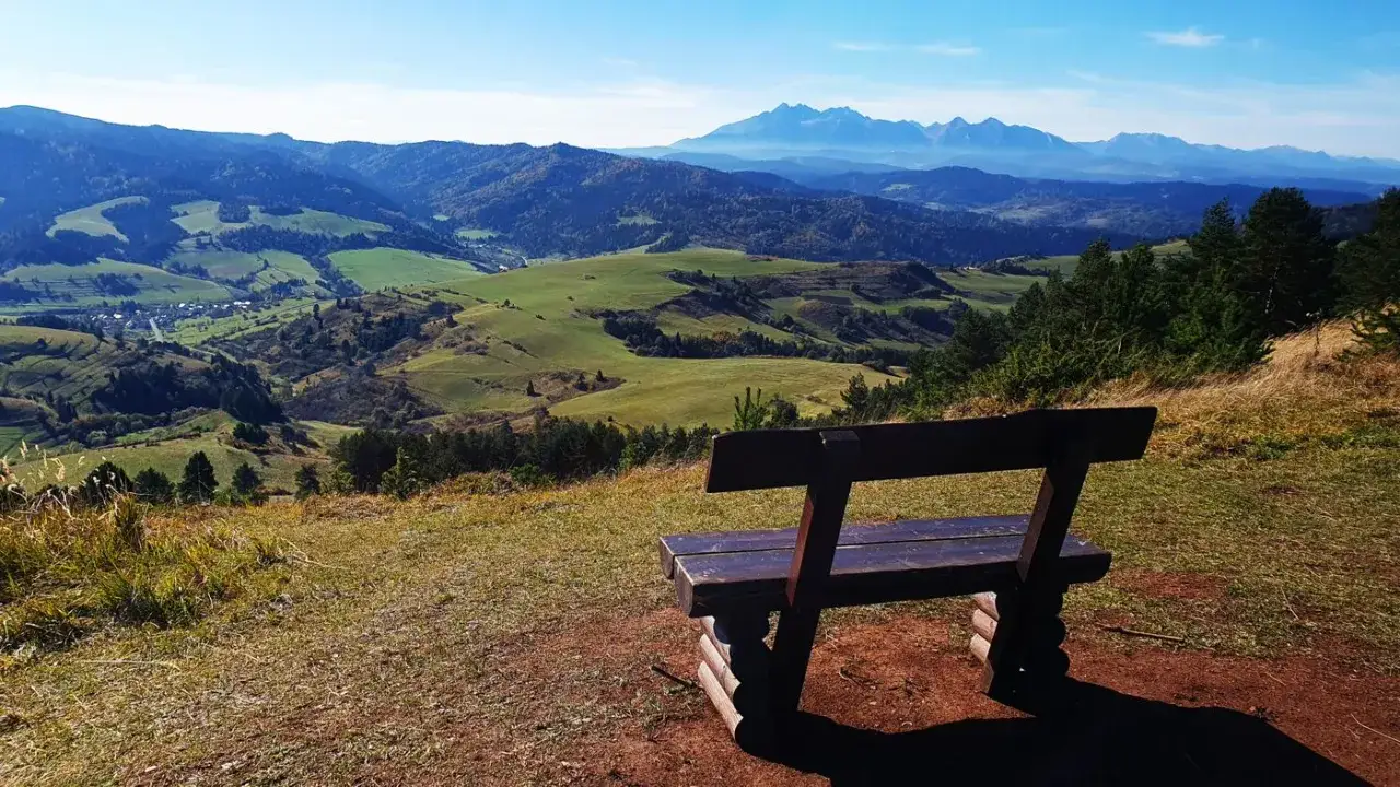 Panorama Wysoki Wierch Pieniny