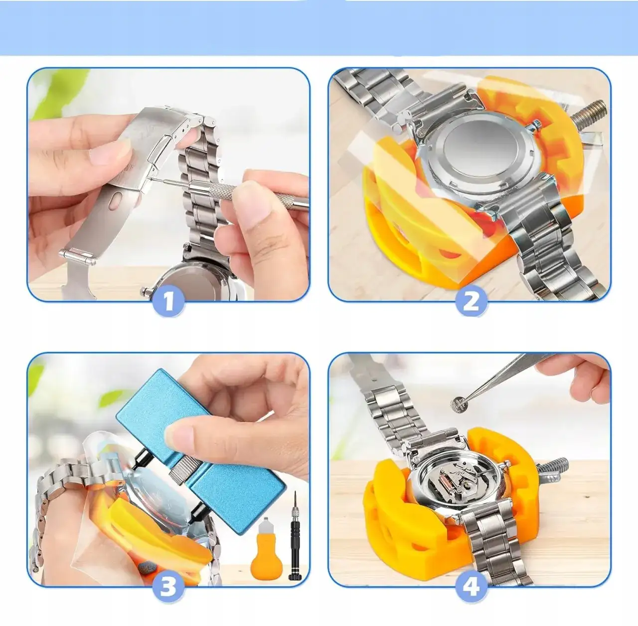 Narzędzia do wymiany baterii w zegarku