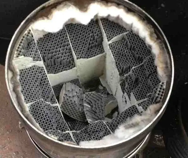 uszkodzony filtr DPF