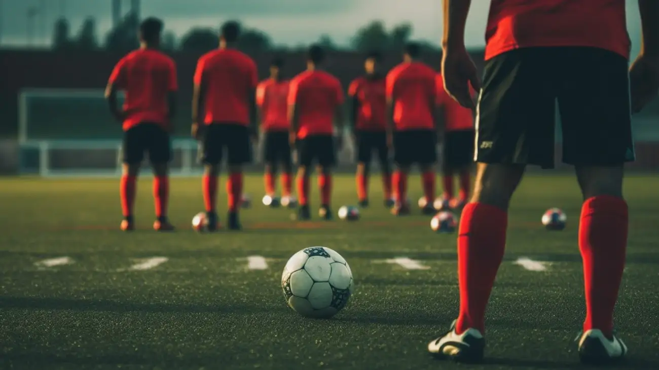 Trening przed meczem z Pogonią na Tarczyńskiej Arenie