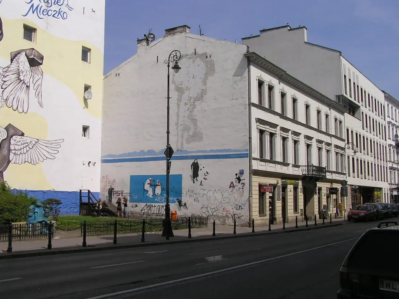 Warszawa Praga ulica Ząbkowska murale