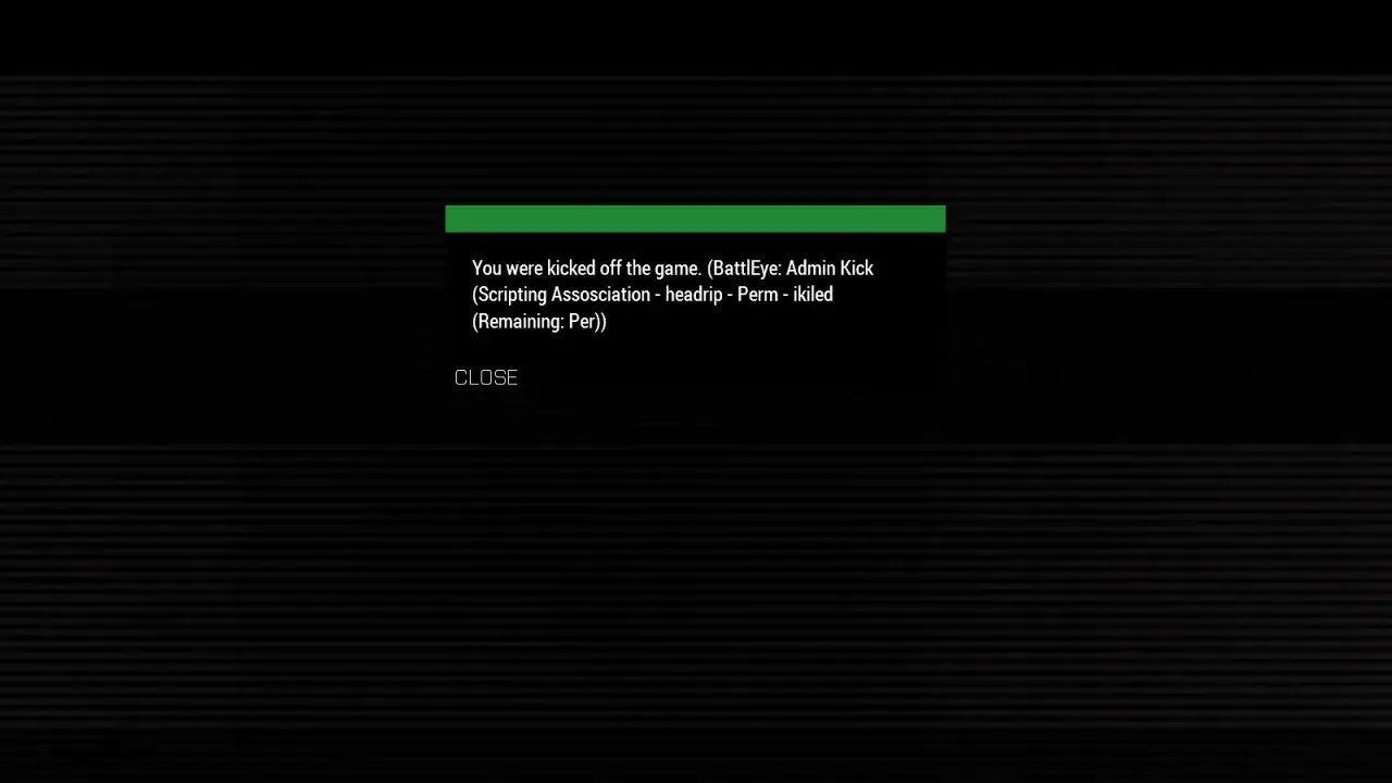 Arma 3 BattlEye ban warning