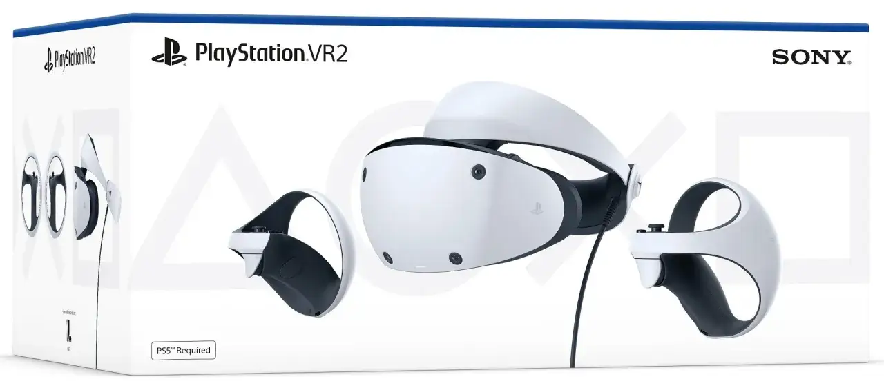 PlayStation VR2 gogle i kontrolery