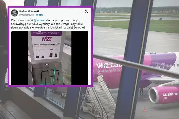 elektronika w bagażu podręcznym Wizz Air