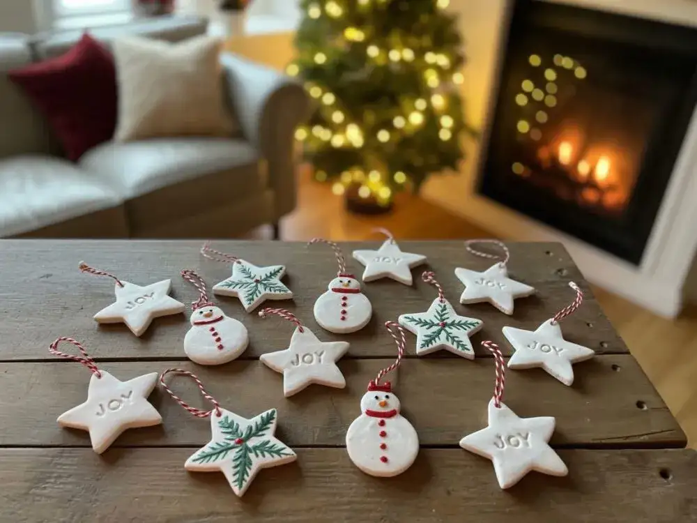 ozdoby choinkowe z masy solnej