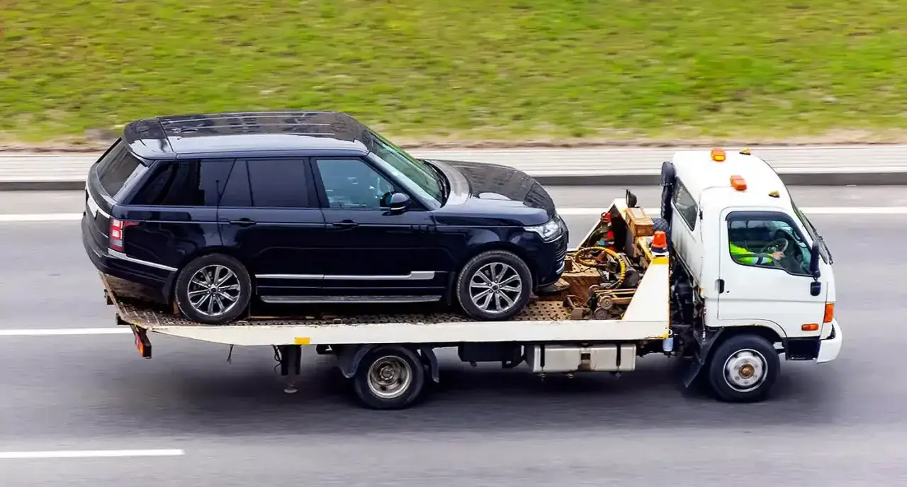 laweta holowanie samochodu z automatyczną skrzynią biegów