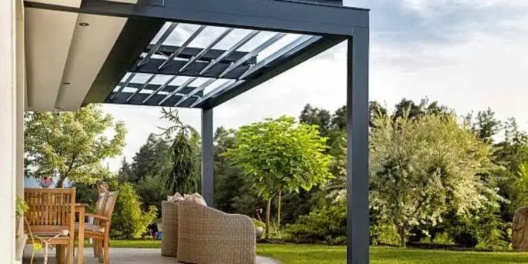 zabudowany taras inspiracje