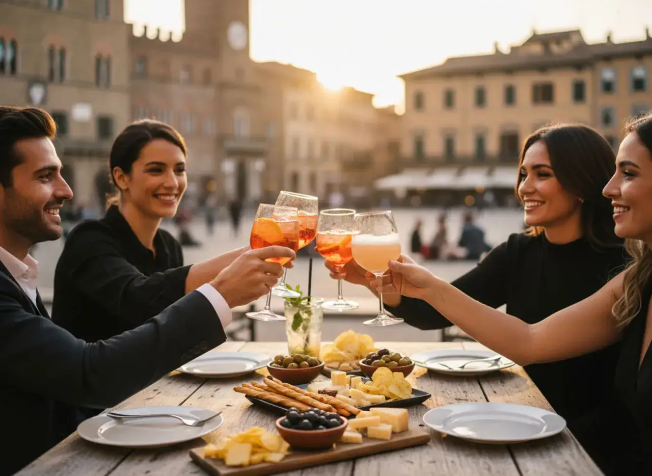 Ristorante aperitivo di qualità Italia atmosfera
