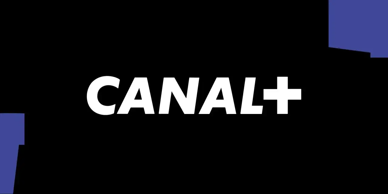 Logo CANAL+. Oglądaj Ligę Mistrzów w tej telewizji.