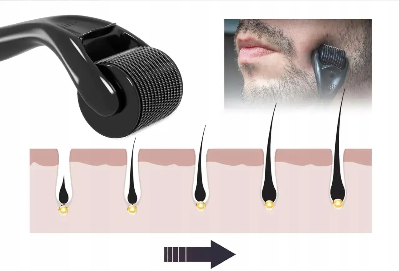 Domowe sposoby na porost brody olejki dermaroller