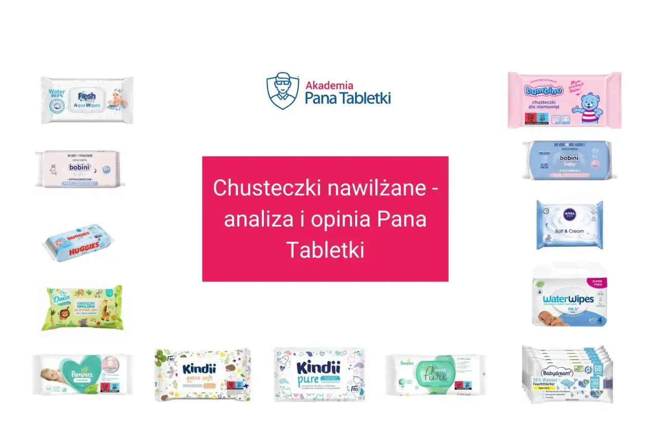 Porównanie chusteczek nawilżanych dla niemowląt tabela