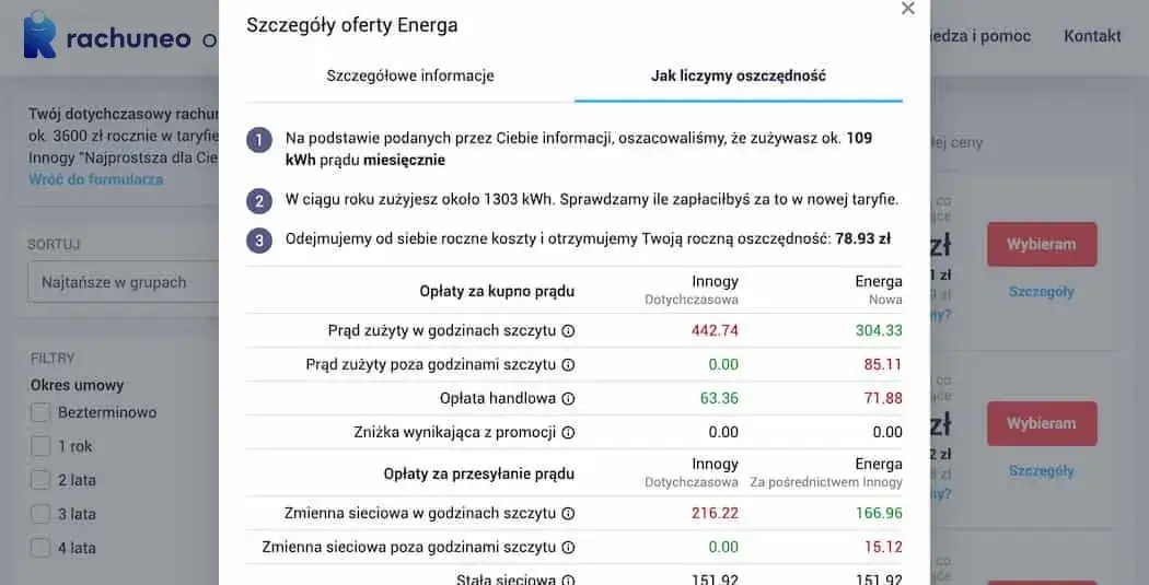 porównanie ofert prądu