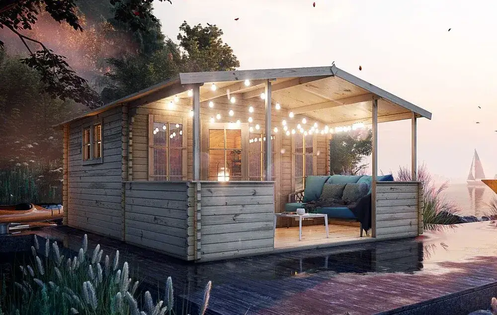 drewniany domek ogrodowy r&oacute;żne style