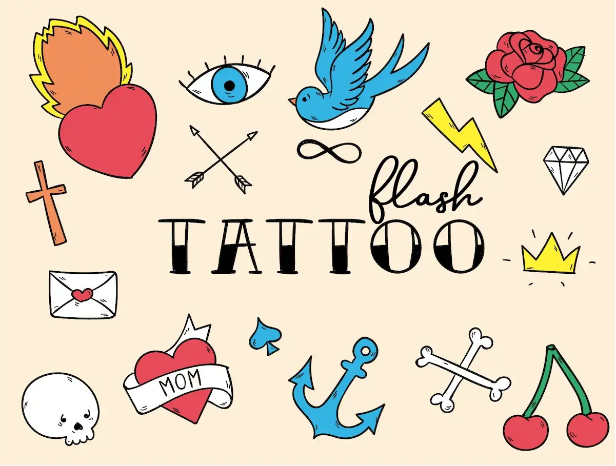 tatuaż flash design indywidualny