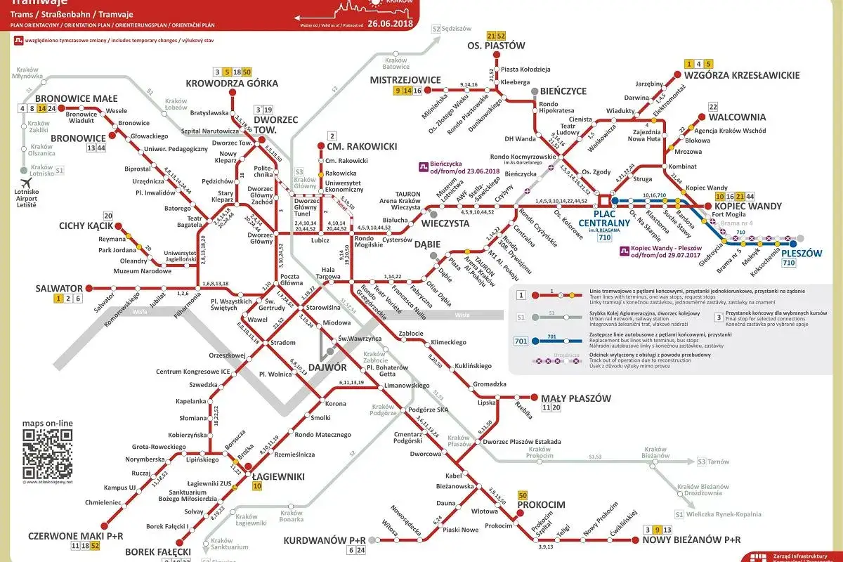 Mapa miasta, lokalizacja mieszkania, komunikacja miejska