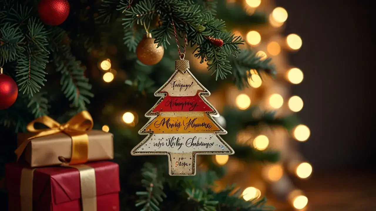 Zdjęcie Jak zaskoczyć bliskich? Stwórz niezwykłą choinkę z życzeniami!