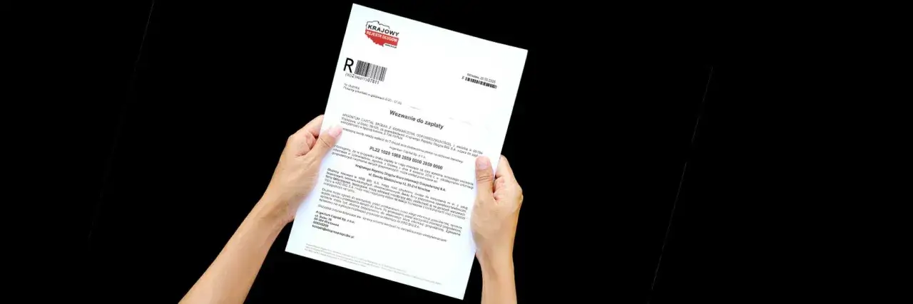 Wz&oacute;r wezwania do zapłaty z ostrzeżeniem o KRD