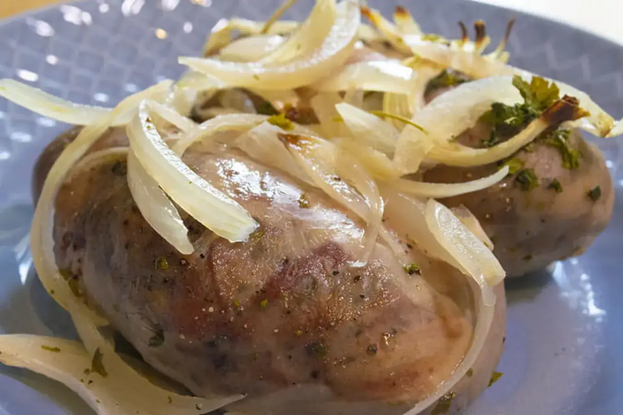 repas &eacute;quilibr&eacute; andouillette l&eacute;gumes grill&eacute;s