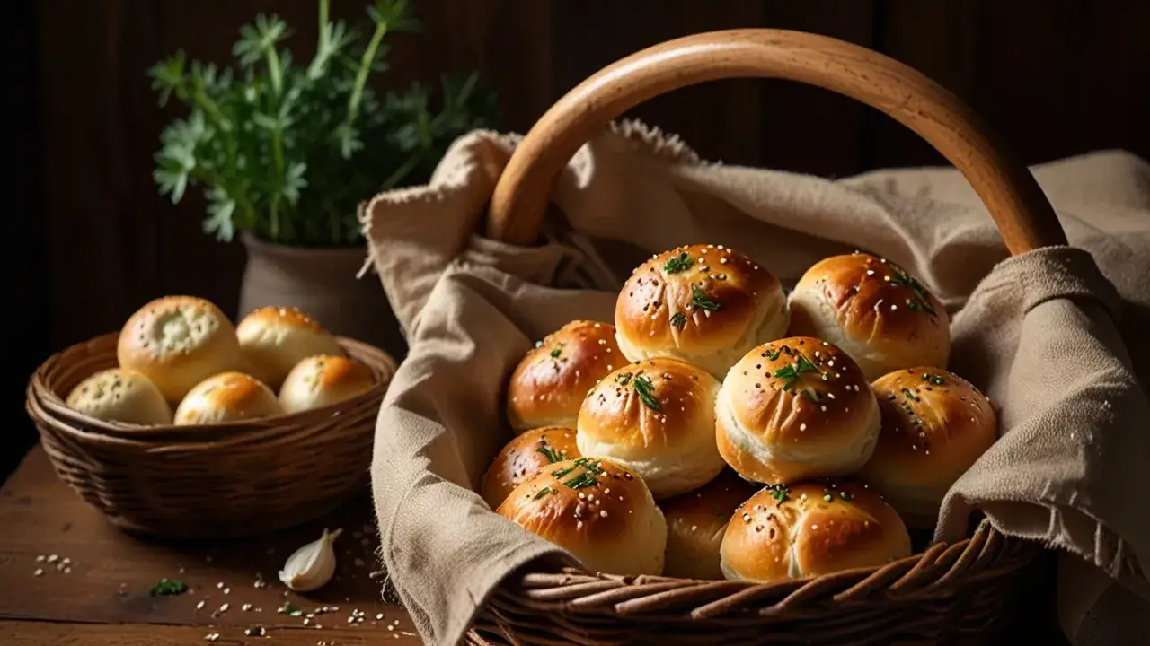 Zdjęcie Mini bułeczki czosnkowe: Pyszne i łatwe do przygotowania przepisy