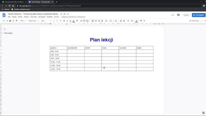 Zdjęcie Jak zrobić plan lekcji w HTML: Prosty tutorial krok po kroku