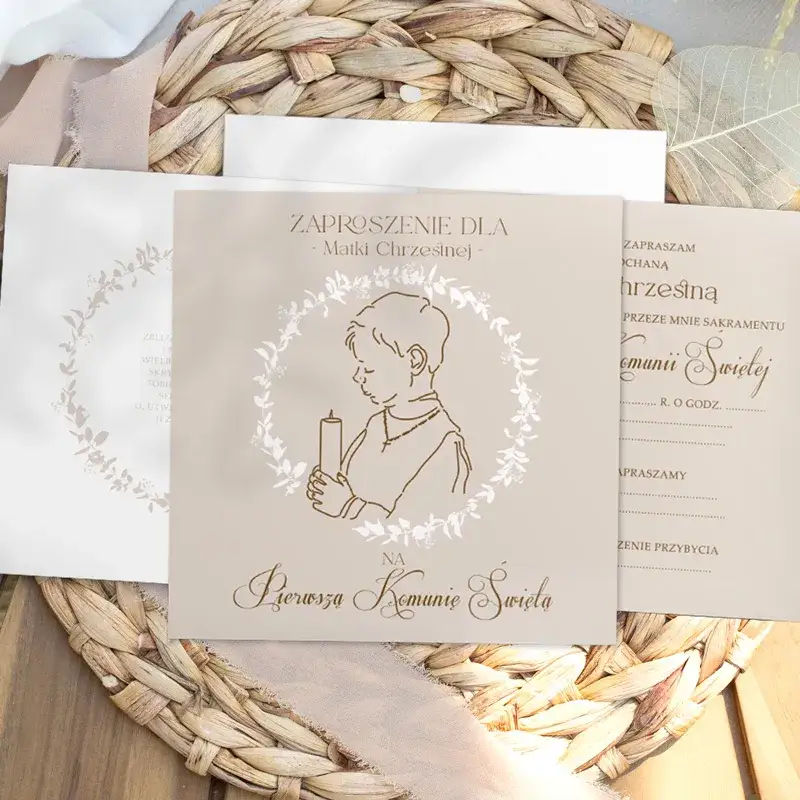 Zdjęcie Jak wypełnić zaproszenia na komunię - proste kroki i wzory