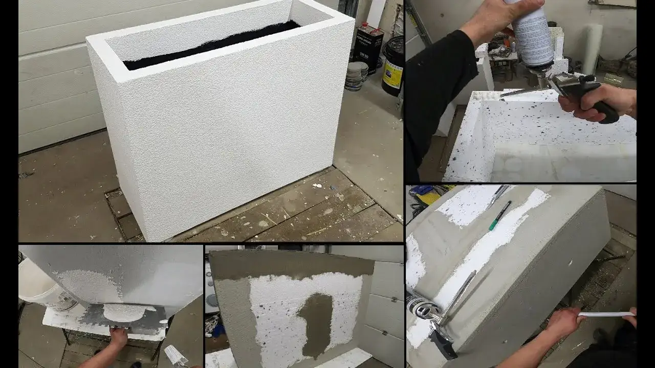 Zdjęcie Jak samemu zrobić donice ze styropianu - łatwe i tanie rozwiązanie dla ogrodu