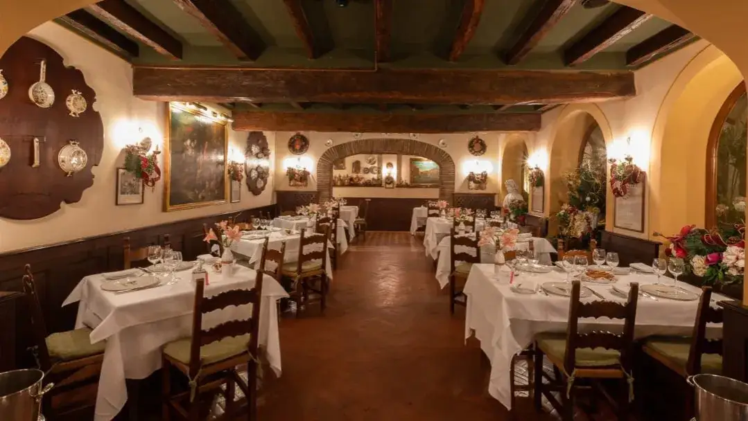 Interni ristorante Arnaldo Clinica Gastronomica atmosfera