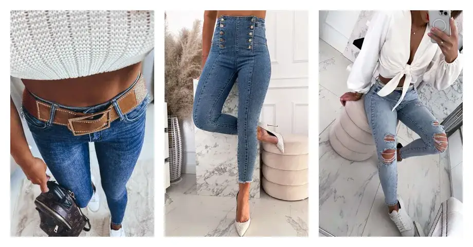 jeansy mom fit stylizacje do biura smart casual