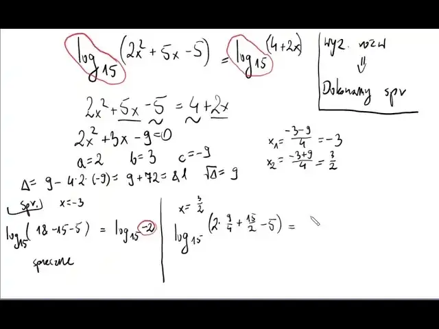 równanie potęgowe przykład
