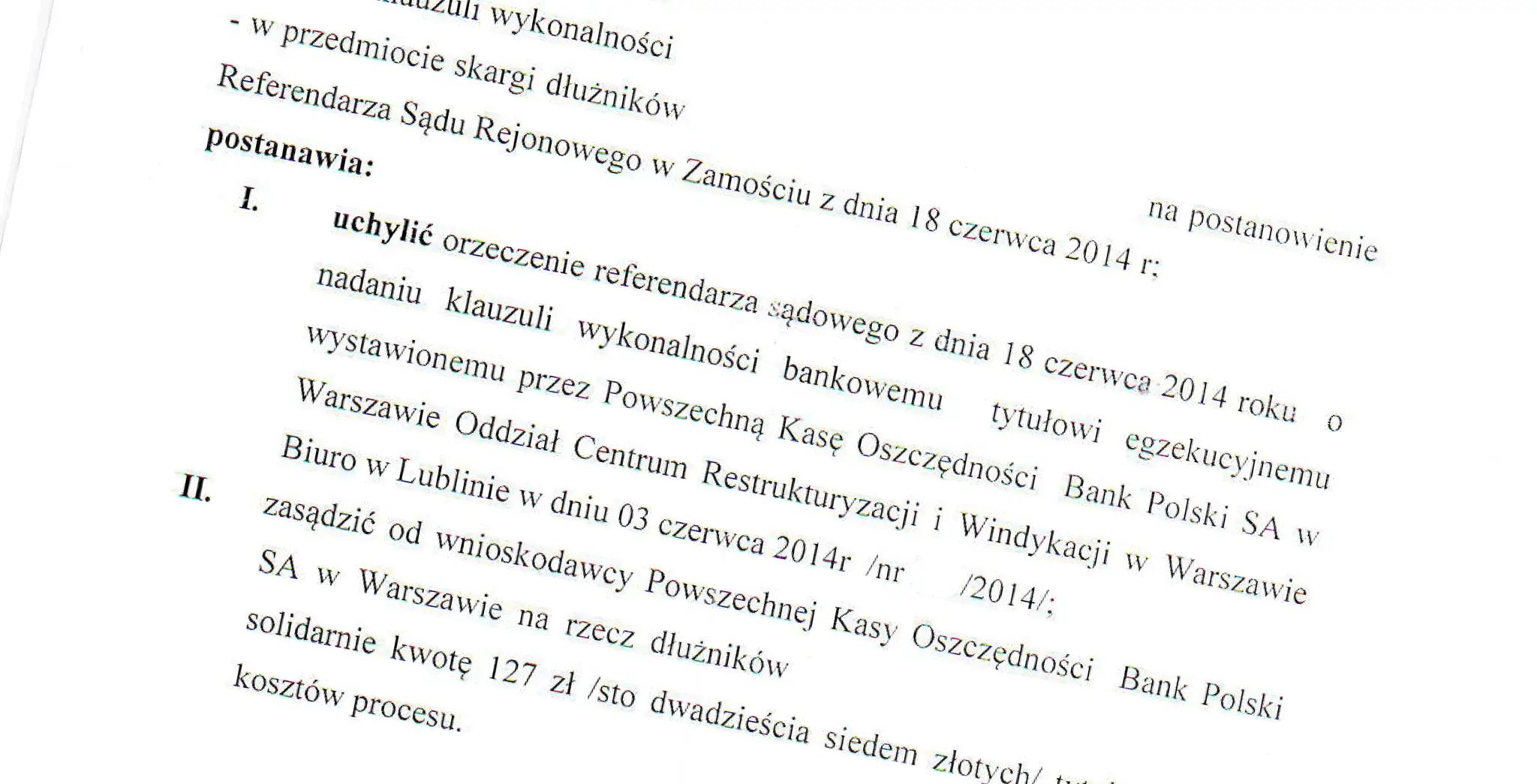 Pieczęć klauzuli wykonalności