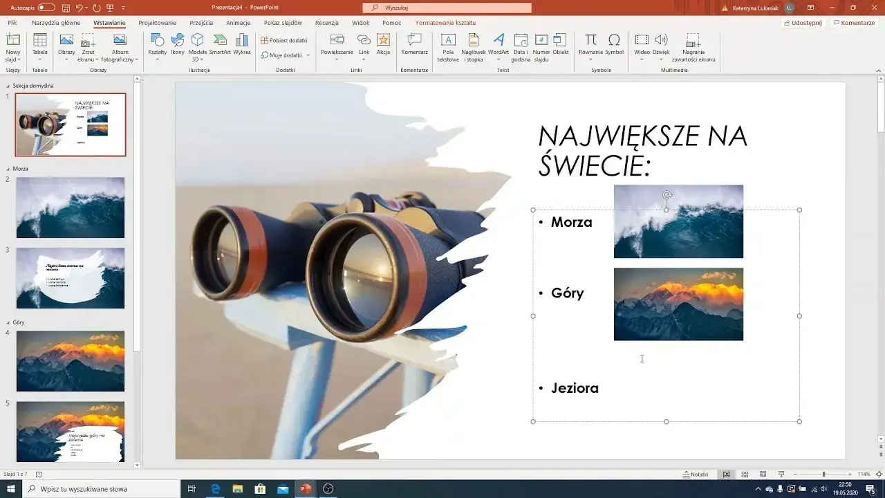 przykładowa prezentacja zdjęć, estetyczny pokaz slajd&oacute;w