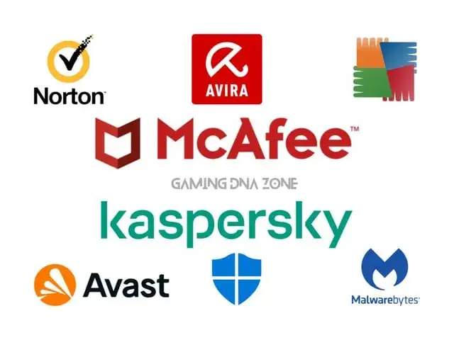 Logo popularnych antywirusów w Polsce