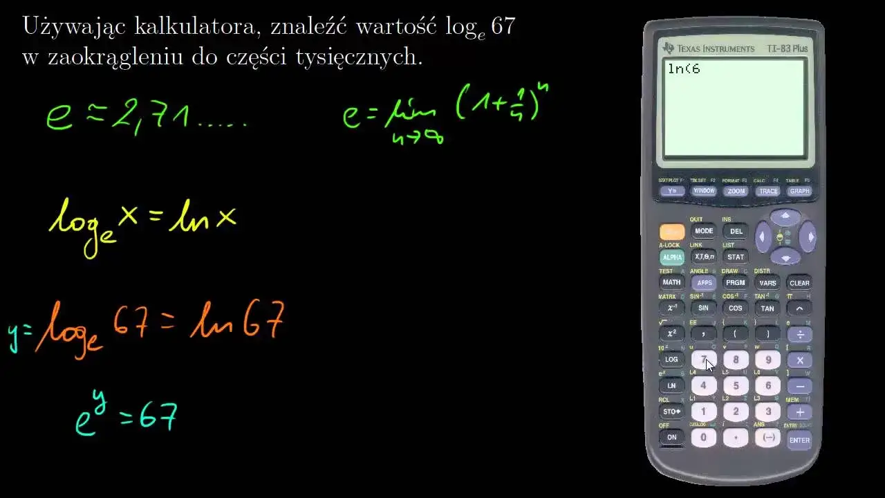 Kalkulator naukowy logarytmy