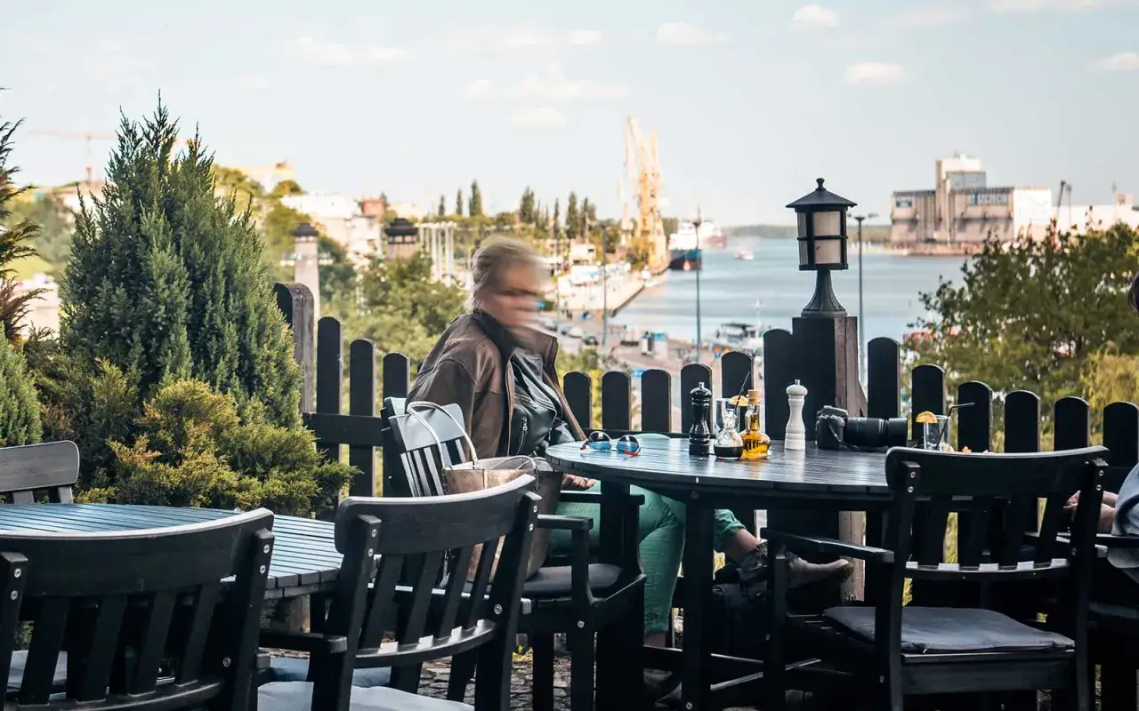 Restauracje Wały Chrobrego Szczecin widok