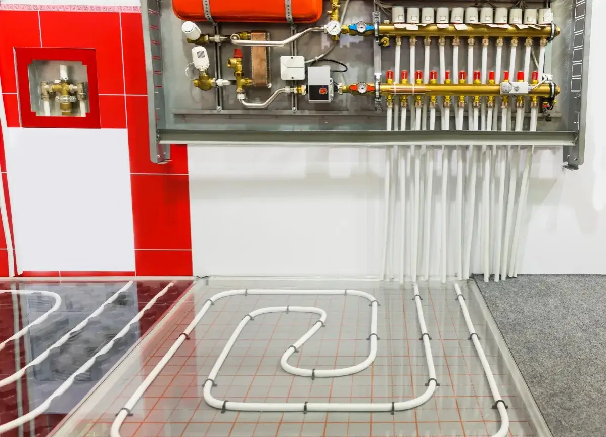 Rury PEX w instalacji grzewczej