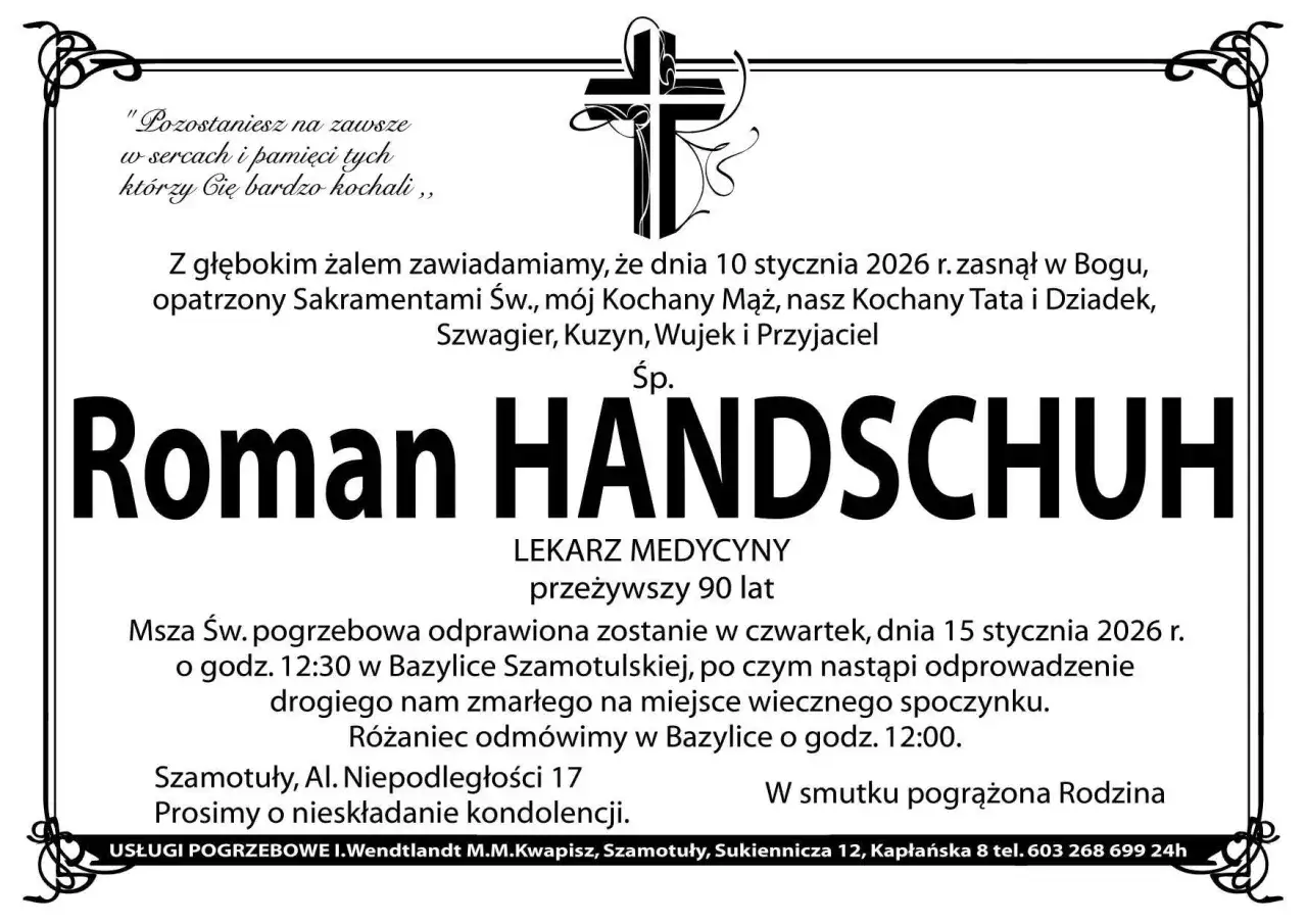 nekrologi online Szamotuły