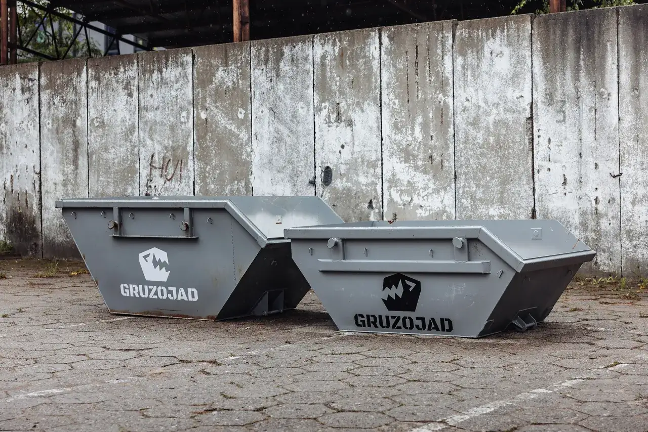 kontener na gruz o różnych pojemnościach