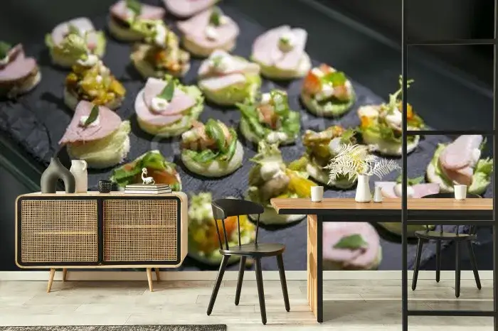 r&oacute;żne rodzaje cateringu wizualizacja