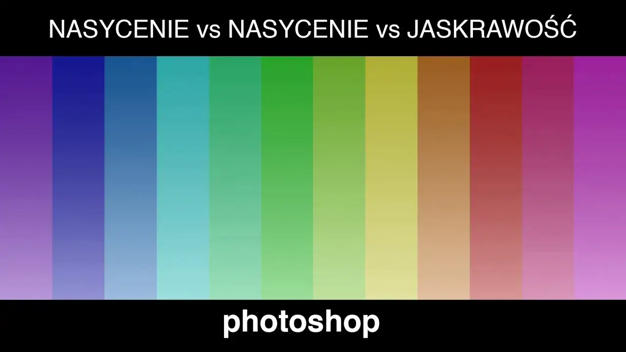 Panel Barwa Nasycenie Photoshop